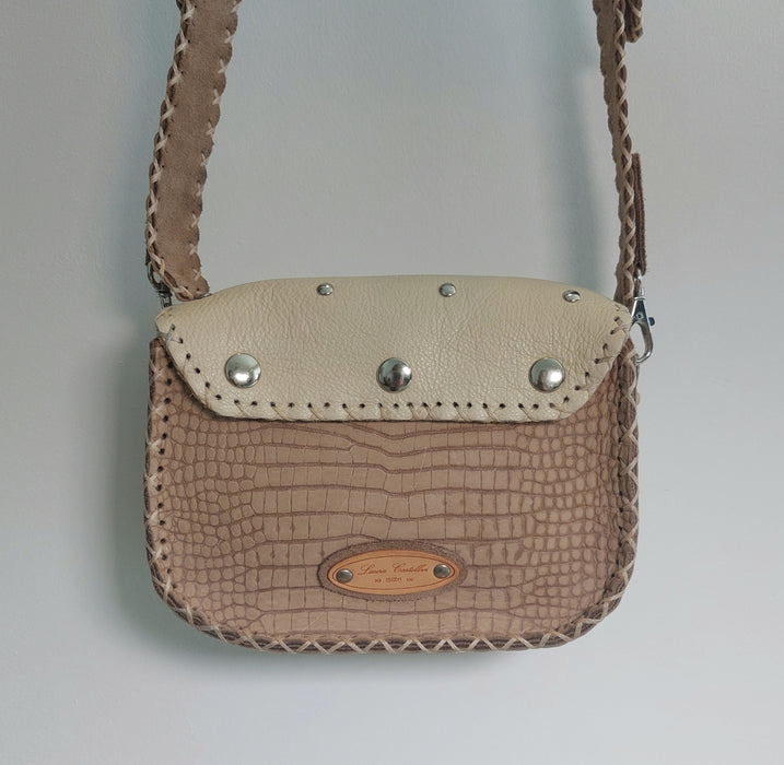 Mini leather crossbody bag