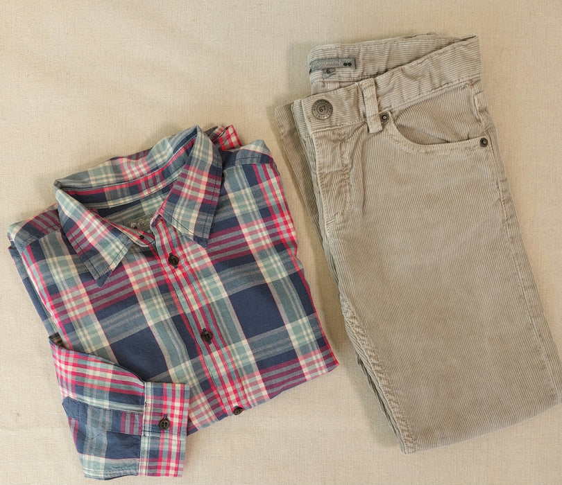BONPOINT Checked poplin shirt