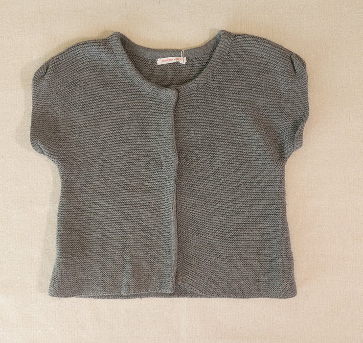 MONOPRIX KIDS Short-sleeved knitted cardigan