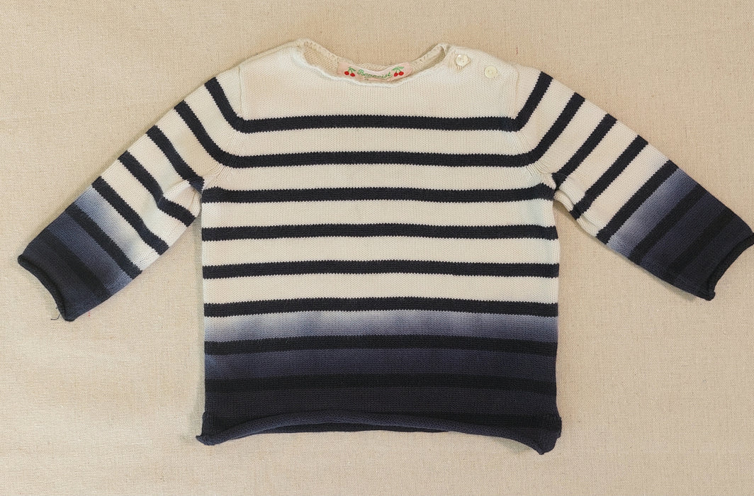BONPOINT Deluxe Striped Baby Sweater