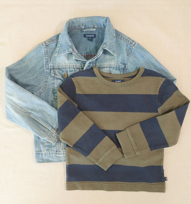 OKAIDI Bold striped T-shirt