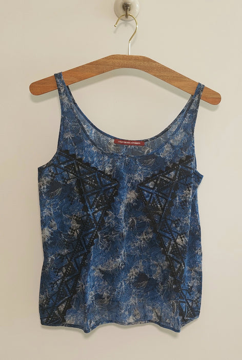 COMPTOIR DES COTONNIERS Sleeveless Embroidered Blouse