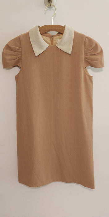 SUNCOO Elegant Dress with a Sequin Collar
