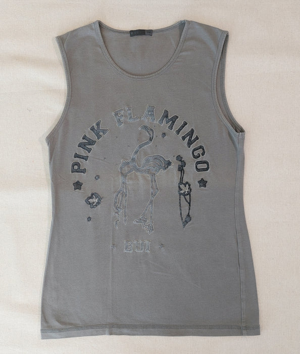 BARBARA BUI Sleeveless Screen-Printed T-Shirt