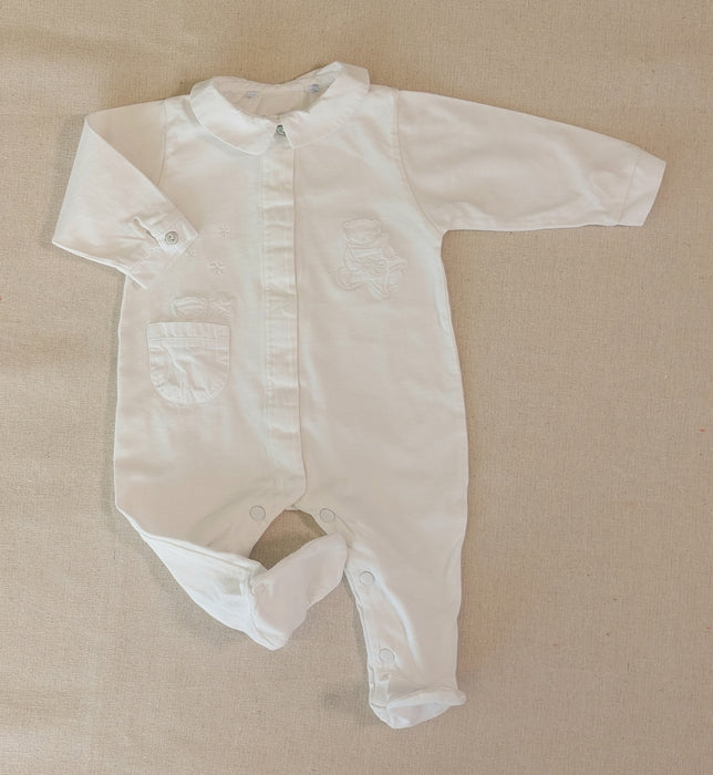 TARTINE ET CHOCOLAT Light white embroidered pyjamas