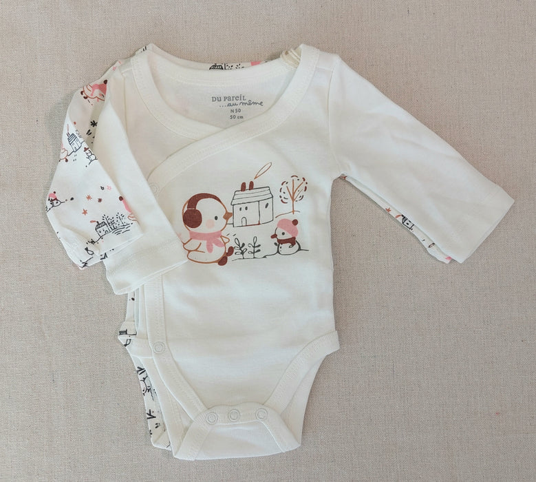 DPAM Print wrapover bodysuits
