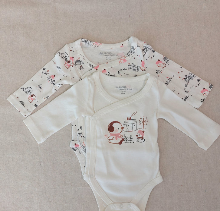 DPAM Print wrapover bodysuits