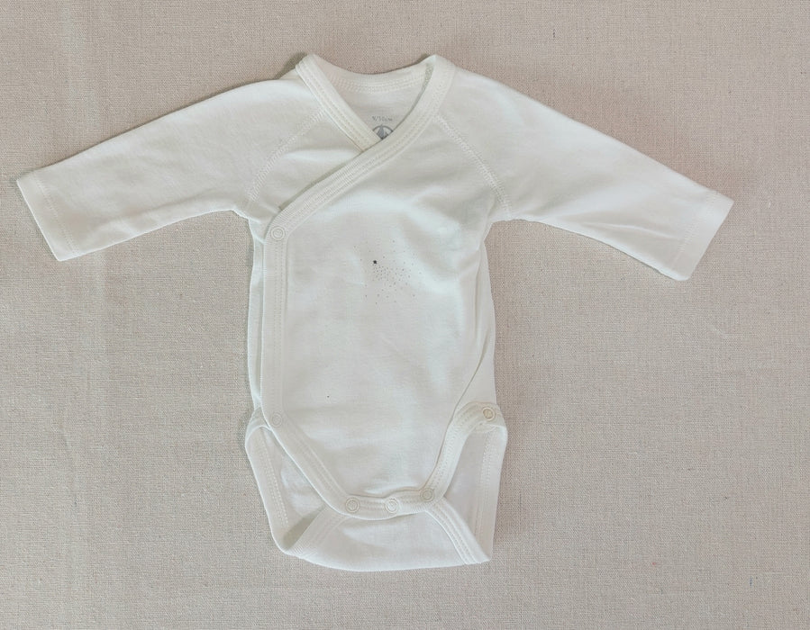 PETIT BATEAU Wrapover bodysuit