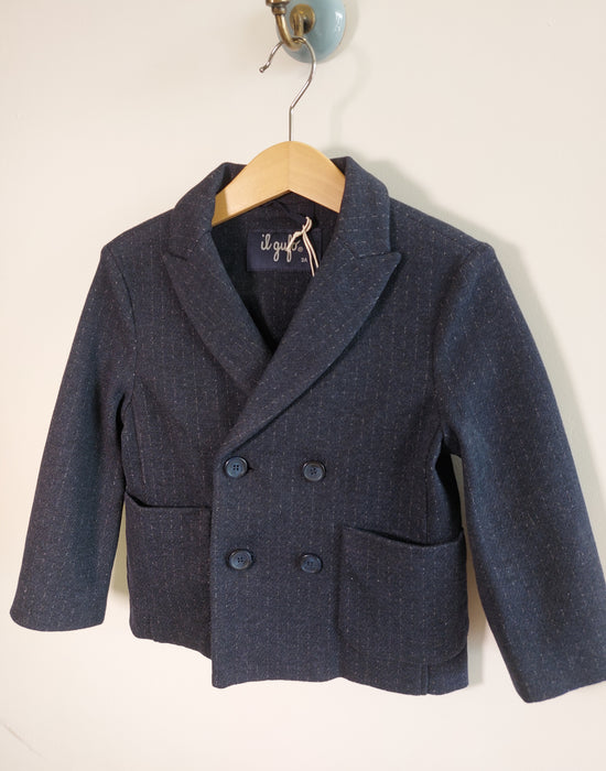IL GUFO Soft wrap-style jacket