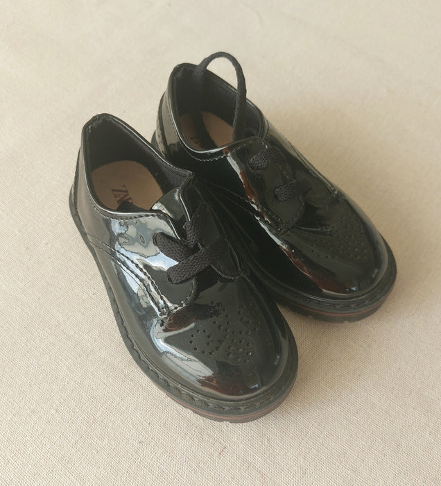 ZARA Patent leather lace-up shoes