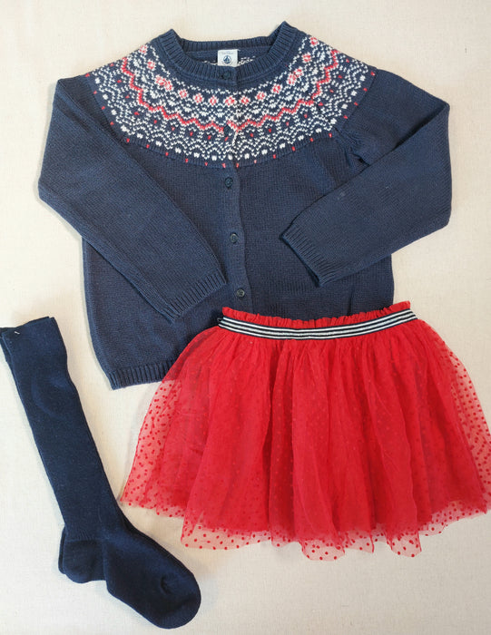 PETIT BATEAU Intarsia Cardigan