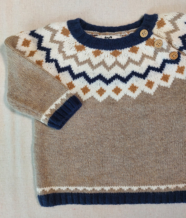 CYRILLUS Intarsia knit sweater