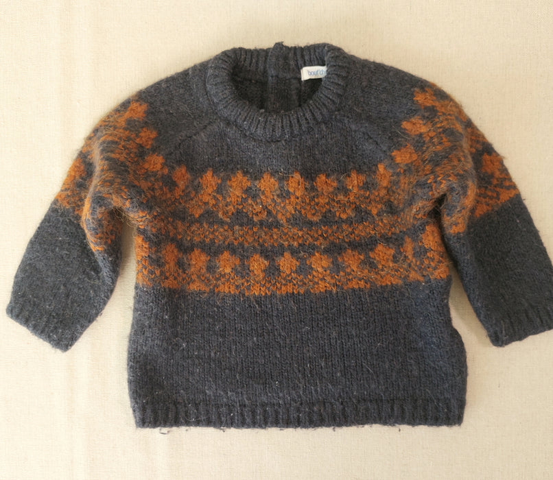 BOUT'CHOU Baby Intarsia Sweater