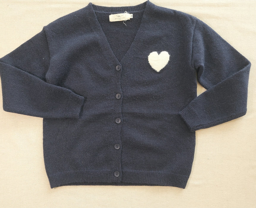 MERE & Fille Navy V-neck cardigan
