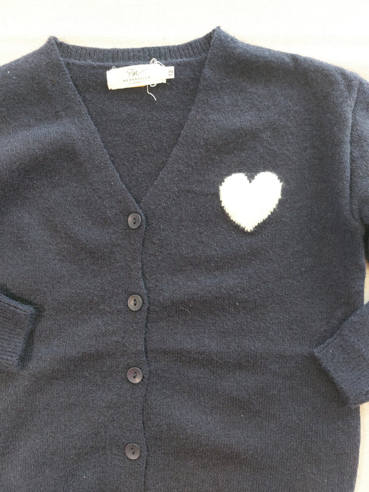 MERE & Fille Navy V-neck cardigan