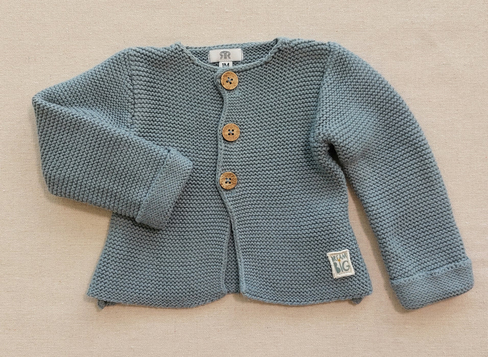 LA REDOUTE Blue Newborn Cardigan