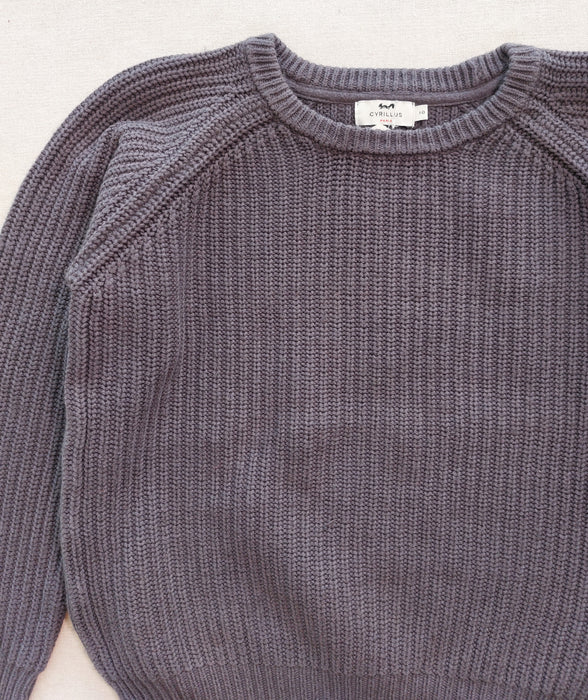 CYRILLUS Round-neck ribbed knit sweater