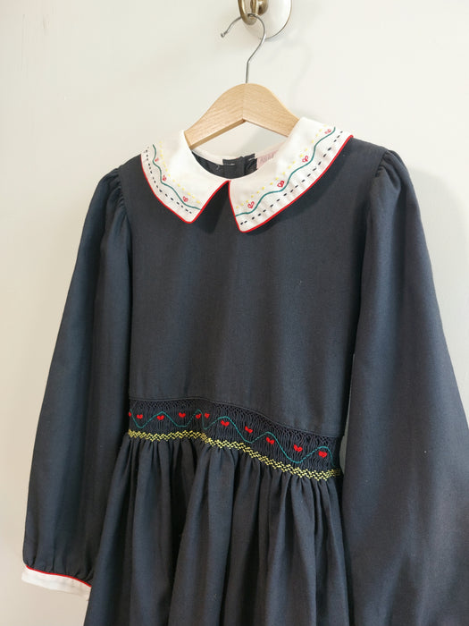 KIDDIZ Vintage embroidered and smocked dress