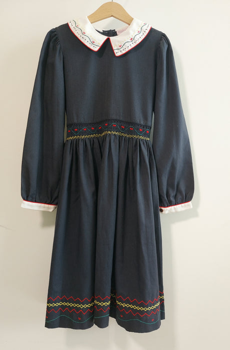 KIDDIZ Vintage embroidered and smocked dress