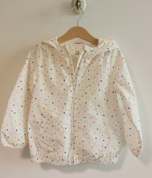 BABY GAP Girls’ hooded waterproof jacket