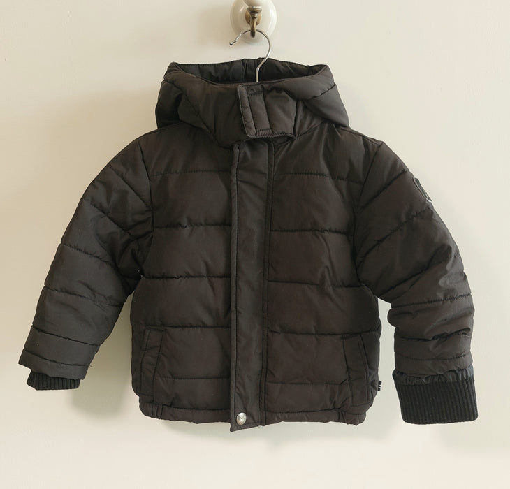 NAUTICA Hooded puffer jacket with double fleece lining