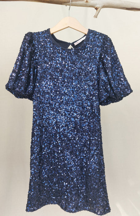 MONOPRIX KIDS Short-sleeve sequin dress