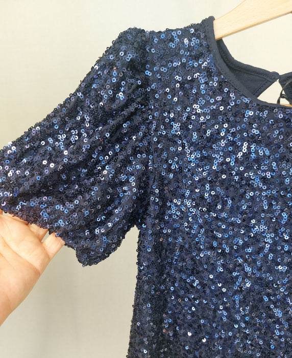 MONOPRIX KIDS Short-sleeve sequin dress