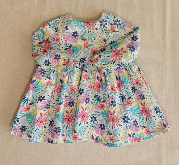 DU PAREIL AU MEME Floral corduroy dress