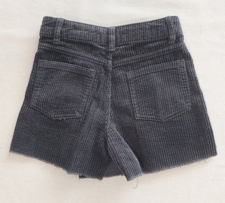 ZARA Anthracite gray corduroy skort