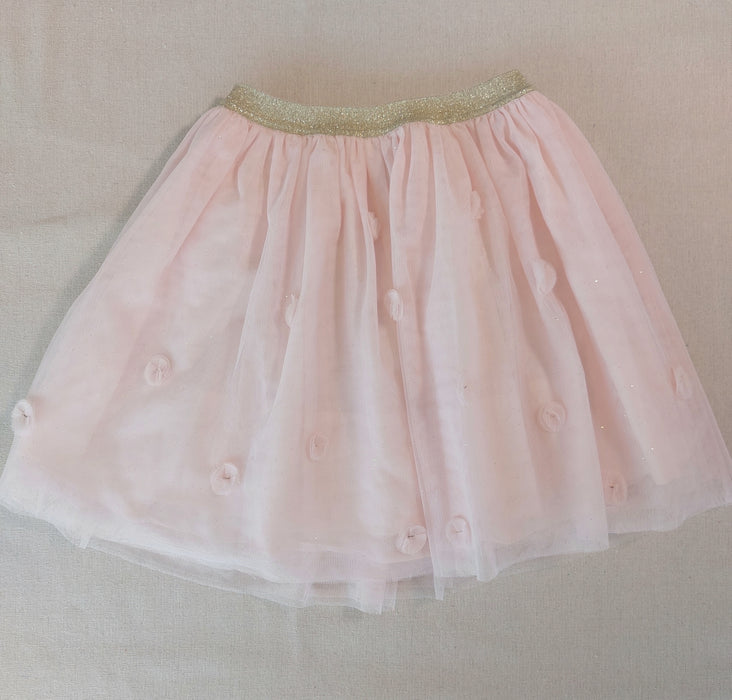 LILI GAUFRETTE Pink tutu skirt with tulle details