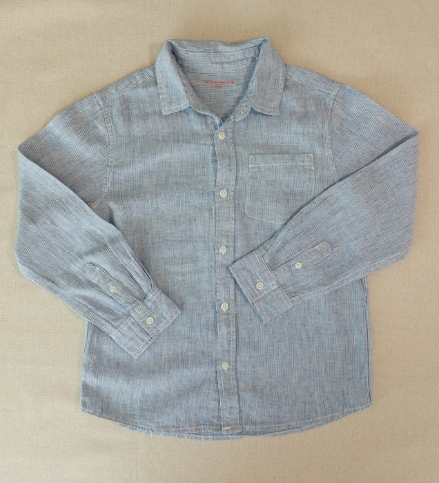 MONOPRIX KIDS Boys’ striped linen shirt