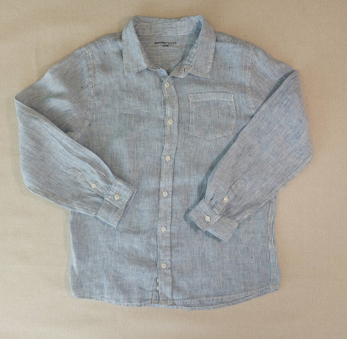 MONOPRIX TEENS Boys’ striped linen shirt