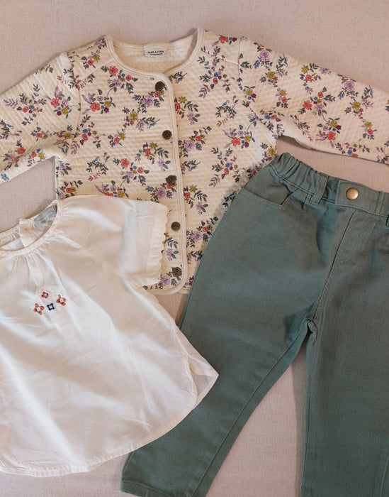 BOUT'CHOU Green Denim Pants