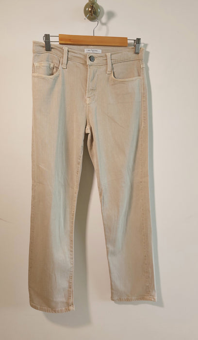 LES PETITES Women’s beige denim jeans