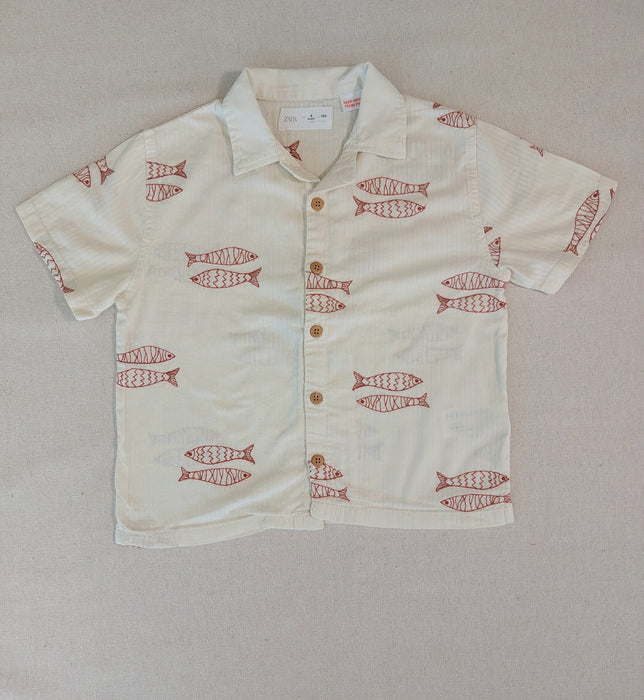 ZARA Boys’ embroidered shirt