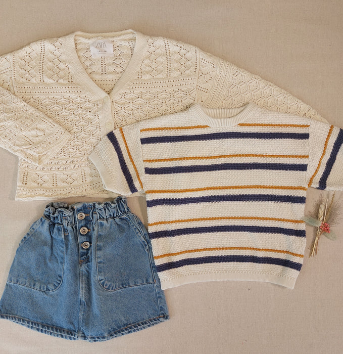 ZARA Girls’ crochet knit top