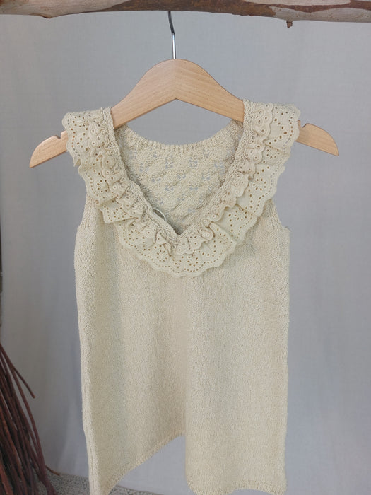 ZARA Baby girls’ crochet knit dress