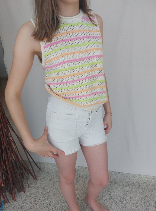 ZARA Crochet top
