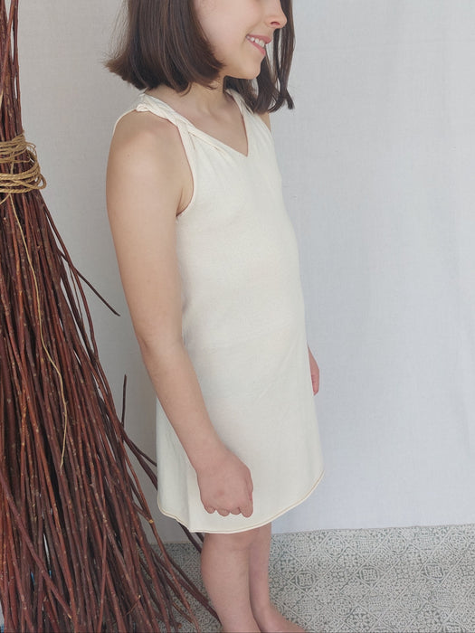 LES PETITES Girls’ silk and cashmere summer dress