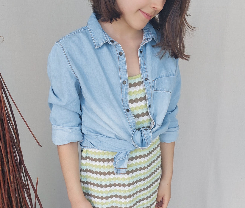 ZARA Girls’ denim shirt