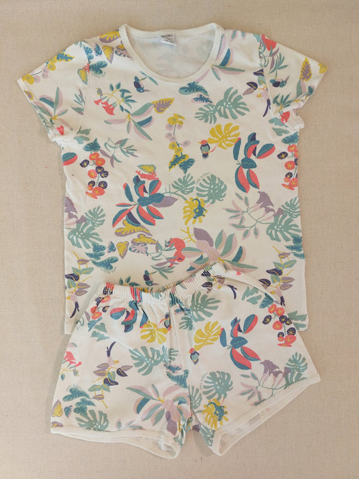 PETIT BATEAU Floral printed short pajamas