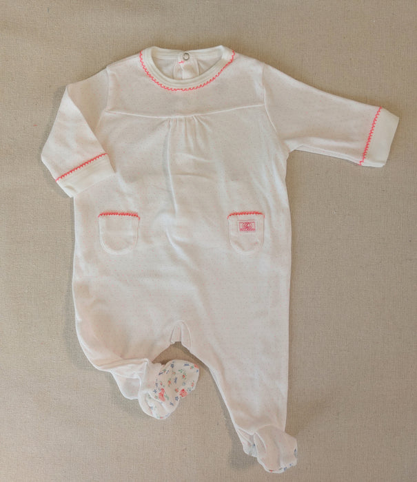 PETIT BATEAU Newborn cotton pyjamas