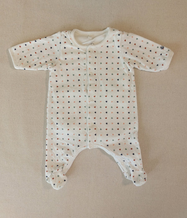 PETIT BATEAU Newborn cotton pyjamas with integrated bodysuit