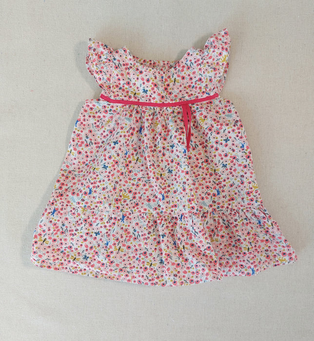 PETIT BATEAU Baby sleeveless floral print dress