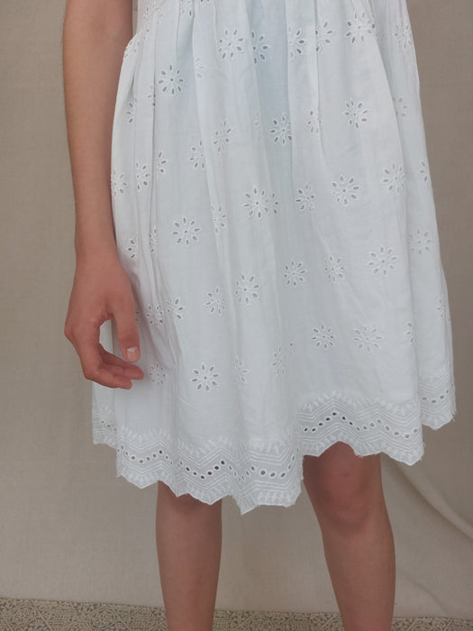 ZARA Girls’ white lace dress