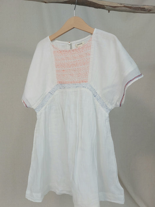 BELLEROSE Casual chic white cotton dress