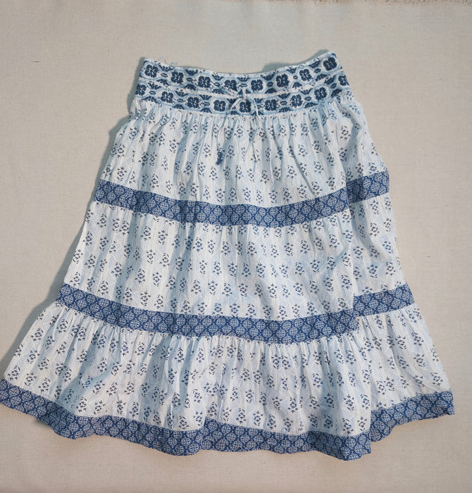 ZARA Printed midi skirt