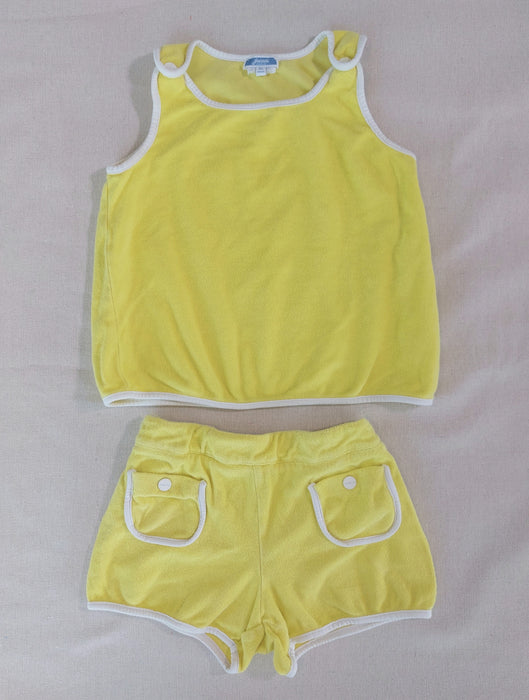 JACADI Terry cloth shorts and top set