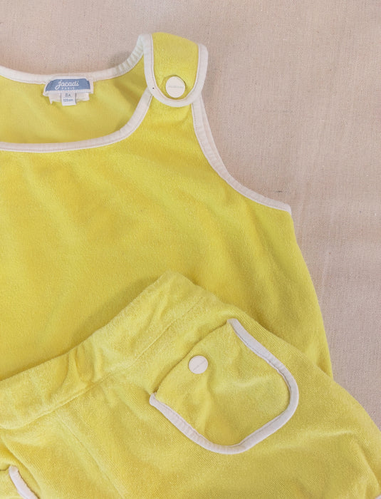 JACADI Terry cloth shorts and top set