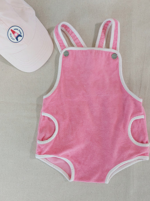 JACADI Terry cloth baby girl romper